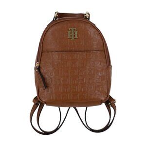 Tommy Hilfiger Embossed Mini Backpack – Brown – New with Tags NWT